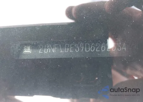 2013 Chevrolet Equinox Ltz z USA, uszkodzony, nr VIN 2GNFLGE39D6262634